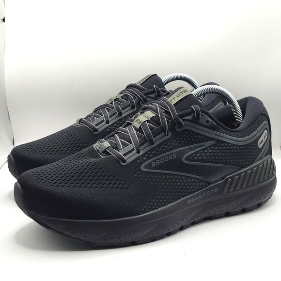 New Brooks Beast GTS 23 Mens Sz 9 D Running Triple Black EU 42.5 1104011D041 - Picture 1 of 11